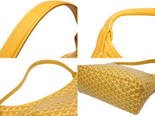 Load image into Gallery viewer, 新品同様 GOYARD ゴヤール ボエム ホーボーバッグ イエロー BOHEMEPMLTY33CL33P コーティングキャンバス シルバー金具 中古 4b005954