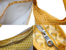 Load image into Gallery viewer, 新品同様 GOYARD ゴヤール ボエム ホーボーバッグ イエロー BOHEMEPMLTY33CL33P コーティングキャンバス シルバー金具 中古 4b005954