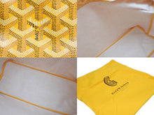 Load image into Gallery viewer, 新品同様 GOYARD ゴヤール ボエム ホーボーバッグ イエロー BOHEMEPMLTY33CL33P コーティングキャンバス シルバー金具 中古 4b005954