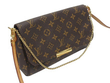 Load image into Gallery viewer, LOUIS VUITTON ルイヴィトン モノグラム フェイボリットPM ショルダーバッグ M40717 ブラウン ゴールド金具 美品 中古 4b005966