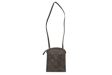 LOUIS VUITTON ルイヴィトン モノグラム ポシェット セクレ ショルダーポーチ ショルダーバッグ ブラウン M45484 良品 中古 4b005968