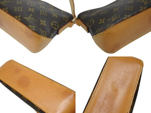 LOUIS VUITTON ルイヴィトン トローター ショルダーバッグ M51240 モノグラム ブラウン レザー PVC 美品 中古 4b005969