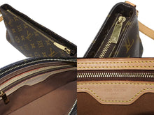 Load image into Gallery viewer, LOUIS VUITTON ルイヴィトン トローター ショルダーバッグ M51240 モノグラム ブラウン レザー PVC 美品 中古 4b005969