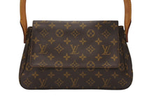 Load image into Gallery viewer, 極美品 LOUIS VUITTON ルイヴィトン モノグラム ミニルーピング ショルダーバッグ M51147 PVC レザー ブラウン 中古 4b005970