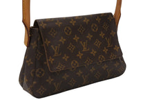 Load image into Gallery viewer, 極美品 LOUIS VUITTON ルイヴィトン モノグラム ミニルーピング ショルダーバッグ M51147 PVC レザー ブラウン 中古 4b005970