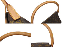 Load image into Gallery viewer, 極美品 LOUIS VUITTON ルイヴィトン モノグラム ミニルーピング ショルダーバッグ M51147 PVC レザー ブラウン 中古 4b005970