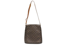 Load image into Gallery viewer, LOUIS VUITTON ルイヴィトン ミュゼット ショルダーバッグ M51256 AS1011 モノグラム PVC ブラウン ゴールド金具 美品 中古 4b005971