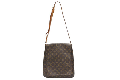 LOUIS VUITTON ルイヴィトン ミュゼット ショルダーバッグ M51256 AS1011 モノグラム PVC ブラウン ゴールド金具 美品 中古 4b005971