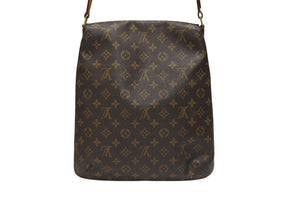 LOUIS VUITTON ルイヴィトン ミュゼット ショルダーバッグ M51256 AS1011 モノグラム PVC ブラウン ゴールド金具 美品 中古 4b005971