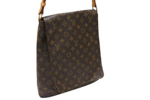 Load image into Gallery viewer, LOUIS VUITTON ルイヴィトン ミュゼット ショルダーバッグ M51256 AS1011 モノグラム PVC ブラウン ゴールド金具 美品 中古 4b005971