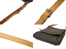 Load image into Gallery viewer, LOUIS VUITTON ルイヴィトン ミュゼット ショルダーバッグ M51256 AS1011 モノグラム PVC ブラウン ゴールド金具 美品 中古 4b005971