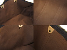 Load image into Gallery viewer, 極美品 LOUIS VUITTON ルイヴィトン モノグラム キーポル45 ボストンバッグ M41428 PVC ヌメ革 ブラウン ゴールド金具 中古 4b005972