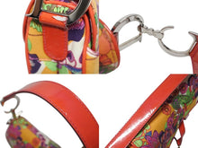 Load image into Gallery viewer, 極美品 Christian Dior クリスチャンディオール サドルバッグ ワンショルダーバッグ 01RU 1004 フラワー 総柄 ガリアーノ期 中古 4b005974
