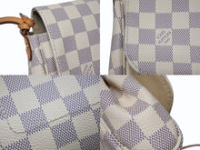 Load image into Gallery viewer, LOUIS VUITTON ルイヴィトン フェイボリットPM ショルダーバッグ N41277 ダミエ アズール PVC レザー ホワイト グレー 美品 中古 4b005976