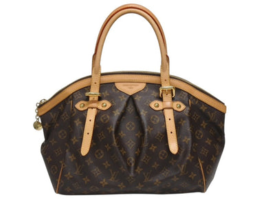極美品 LOUISVUITTON ルイヴィトン ティボリGM ショルダーバッグ ハンドバッグ M40144 ブラウン ゴールド金具 中古 4b005977