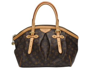 極美品 LOUISVUITTON ルイヴィトン ティボリGM ショルダーバッグ ハンドバッグ M40144 ブラウン ゴールド金具 中古 4b005977