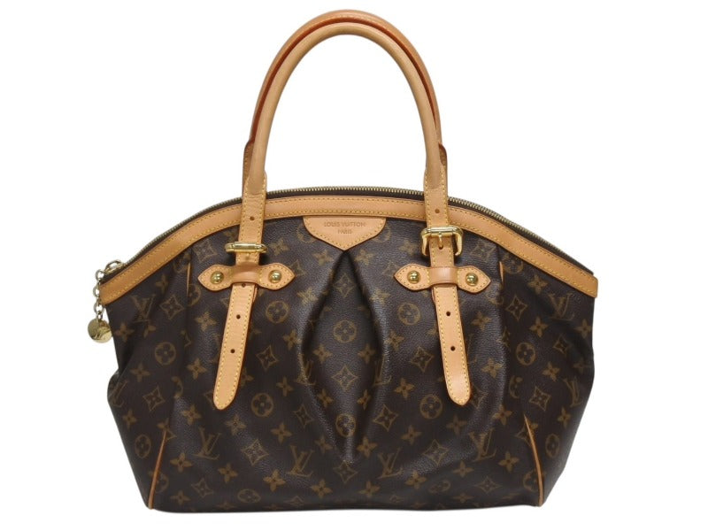 極美品 LOUISVUITTON ルイヴィトン ティボリGM ショルダーバッグ ハンドバッグ M40144 ブラウン ゴールド金具 中古 4b005977