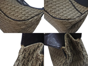 Christian Dior クリスチャンディオール ワンショルダーバッグ 57-BM-0065 トロッター柄 キャンバス レザー ガリアーノ期 美品 中古 4b005979