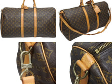 Load image into Gallery viewer, LOUIS VUITTON ルイヴィトン キーポル バンドリエール55 ボストンバッグ M41414 モノグラム ブラウン 美品 中古 4b005996
