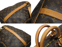 Load image into Gallery viewer, LOUIS VUITTON ルイヴィトン キーポル バンドリエール55 ボストンバッグ M41414 モノグラム ブラウン 美品 中古 4b005996