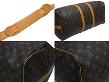 Load image into Gallery viewer, LOUIS VUITTON ルイヴィトン キーポル バンドリエール55 ボストンバッグ M41414 モノグラム ブラウン 美品 中古 4b005996
