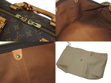 Load image into Gallery viewer, LOUIS VUITTON ルイヴィトン キーポル バンドリエール55 ボストンバッグ M41414 モノグラム ブラウン 美品 中古 4b005996