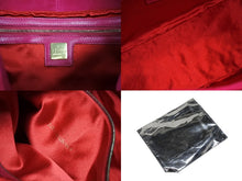 Load image into Gallery viewer, 極美品 FENDI フェンディ マンマバケット ワンショルダーバッグ 2370 26325 009 スエード レザー ピンク ゴールド金具 中古 4b006001