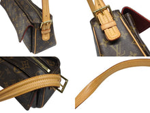 Load image into Gallery viewer, 極美品 LOUIS VUITTON ルイヴィトン ヴィバシテMM ハンドバッグ ワンショルダーバッグ M51164 モノグラム PVC ブラウン 中古 4b006002