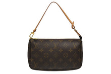 Load image into Gallery viewer, LOUIS VUITTON ルイヴィトン ポシェット アクセソワール アクセサリーポーチ M51980 モノグラム ブラウン レザー PVC 美品 中古 4b006003