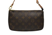 Load image into Gallery viewer, LOUIS VUITTON ルイヴィトン ポシェット アクセソワール アクセサリーポーチ M51980 モノグラム ブラウン レザー PVC 美品 中古 4b006003