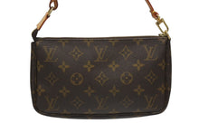Load image into Gallery viewer, LOUIS VUITTON ルイヴィトン ポシェット アクセソワール アクセサリーポーチ M51980 モノグラム ブラウン レザー PVC 美品 中古 4b006003