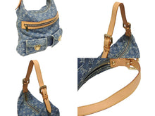 Load image into Gallery viewer, LOUIS VUITTON ルイヴィトン バギーGM ショルダーバッグ M95048 モノグラムデニム ブルー ゴールド金具 美品 中古 4b006008