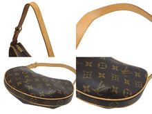 Load image into Gallery viewer, 極美品 LOUIS VUITTON ルイヴィトン ワンショルダーバッグ ポシェットクロワッサン M51510 PVC ブラウン 中古 4b006017