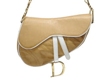 Load image into Gallery viewer, Christian Dior クリスチャンディオール サドルバッグ ワンショルダーバッグ MU0010 ブラウン レザー ガリアーノ期 美品 中古 4b006018