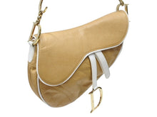 Load image into Gallery viewer, Christian Dior クリスチャンディオール サドルバッグ ワンショルダーバッグ MU0010 ブラウン レザー ガリアーノ期 美品 中古 4b006018