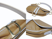 Load image into Gallery viewer, Christian Dior クリスチャンディオール サドルバッグ ワンショルダーバッグ MU0010 ブラウン レザー ガリアーノ期 美品 中古 4b006018