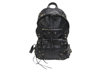 Load image into Gallery viewer, BALENCIAGA バレンシアガ LE CAGOLE BACKPACK ルカゴール リュックサック 766297 レザー ブラック 美品 中古 4b006021