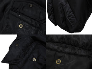 極美品 BALENCIAGA バレンシアガ 22AW Sporty B Pull-Over Bomber スポーティー B プルオーバー ボンバー ジャケット ブラック ナイロン 720157 サイズ2 中古 4b006025