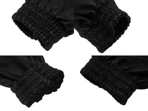BALENCIAGA バレンシアガ 23SS 3B Sports Icon Leather Jacket スポーツ アイコン レザー ジャケット ブラック ラムスキン 697771 サイズ2 美品 中古 4b006026