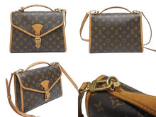 Load image into Gallery viewer, LOUIS VUITTON ルイヴィトン ショルダーバッグ ハンドバッグ 2way ベルニア M51122 モノグラムキャンバス レザー ブラウン 美品 中古 4b006031
