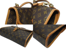 Load image into Gallery viewer, LOUIS VUITTON ルイヴィトン ショルダーバッグ ハンドバッグ 2way ベルニア M51122 モノグラムキャンバス レザー ブラウン 美品 中古 4b006031