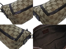 Load image into Gallery viewer, 極美品 GUCCI グッチ ワンショルダーバッグ ハンドバッグ 130939 GGキャンバス レザー ベージュ ブラウン ゴールド金具 中古 4b006038