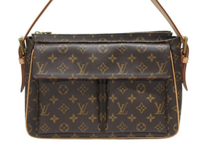 極美品 LOUISVUITTON ルイヴィトン ヴィバシテGM ワンショルダーバッグ M51163 モノグラム PVC レザー ゴールド金具 中古 4b006041
