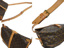 Load image into Gallery viewer, LOUIS VUITTON ルイヴィトン モノグラム ソミュールMM ショルダーバッグ ブラウン M40710 美品 中古 4b006043