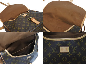 LOUIS VUITTON ルイヴィトン モノグラム ソミュールMM ショルダーバッグ ブラウン M40710 美品 中古 4b006043