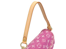 Load image into Gallery viewer, 新品同様 LOUIS VUITTON ルイヴィトン ミニプリーティ ワンショルダーバッグ M95216 モノグラム デニム ピンク 中古 4b006045