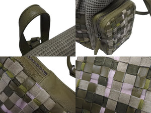極美品 CHANEL シャネル バックパック リュック 23番台 ココマーク キューバポケット ツイード キャンバス クルーズコレクション 中古 4b006053
