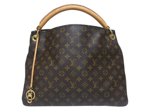 新品同様 LOUIS VUITTON ルイヴィトン アーツィーMM トートバッグ M40249 モノグラム PVC レザー ゴールド金具 中古 4b006057