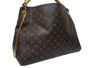新品同様 LOUIS VUITTON ルイヴィトン アーツィーMM トートバッグ M40249 モノグラム PVC レザー ゴールド金具 中古 4b006057
