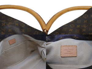 新品同様 LOUIS VUITTON ルイヴィトン アーツィーMM トートバッグ M40249 モノグラム PVC レザー ゴールド金具 中古 4b006057
